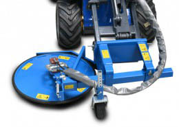 Multione-inter-row-mower-for mini loader