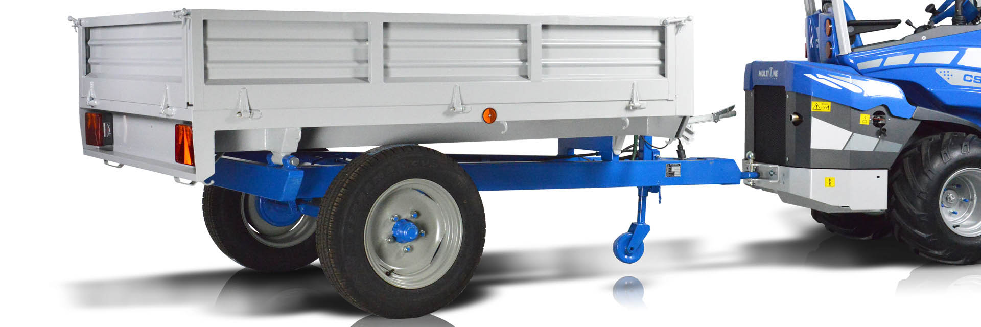 Multione-trailer for mini loader