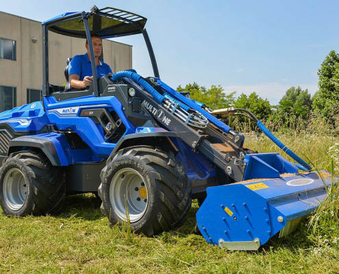 MultiOne mini loader 9 series with flail mower2