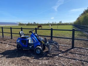 MultiOne mini loader 1 series with silage fork horse