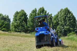 MultiOne mini loader 6 series back with flail mower 1