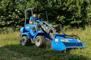 MultiOne mini loader 6 series with flail mower 1