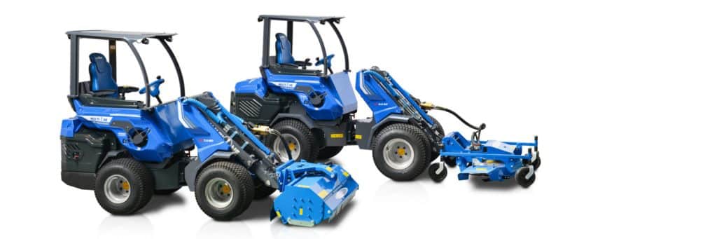 Neue SD-Serie - Knickgelenkte Minilader mit Rücksitz - Multione